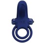 PRETTY LOVE - BRONSON ANELLO DOPPIO CON VIBRAZIONE BLU