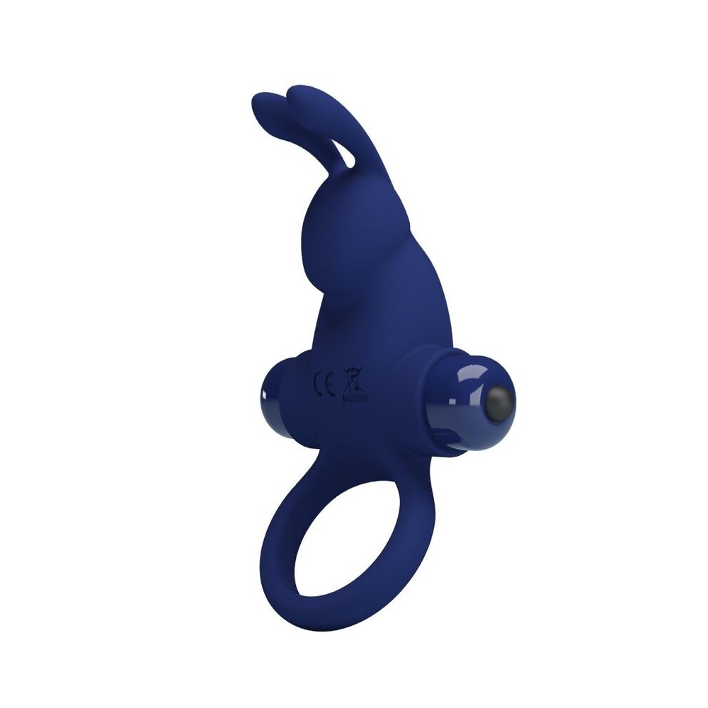 PRETTY LOVE - JIRO ANELLO CONIGLIO CON VIBRAZIONE BLU