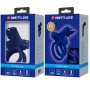 PRETTY LOVE - JAMELE DOPPELRING MIT VIBRATION & SCHMETTERLINGSTIMULATOR BLAU