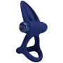 PRETTY LOVE - MAT DOUBLE ANNEAU AVEC VIBRATION & STIMULATEUR BLEU