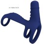 PRETTY LOVE - ANELLO VIBRANTE ELISH CON ESTENSIONE BLU