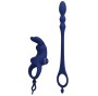 PRETTY LOVE - AYAD ANELLO VIBRATORE RABBIT CON SPINA BLU