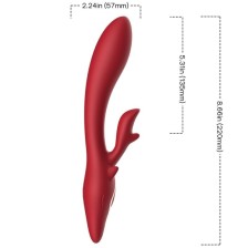 ARMONY - ELCH VIBRATOR KANINCHEN GEBOGEN ROT