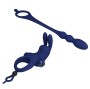 PRETTY LOVE - AYAD ANNEAU VIBRATEUR LAPIN AVEC PLUG BLEU