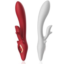 ARMONY - VIBRATORE ELK RABBIT CURVO ROSSO