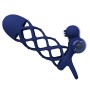 PRETTY LOVE - GIANN ANELLO VIBRATORE CON GUAINA IN SILICONE BLU