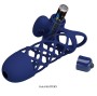 PRETTY LOVE - GIANN ANNEAU VIBRATEUR AVEC GAINE EN SILICONE BLEU
