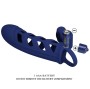 PRETTY LOVE - ALTAF ANELLO VIBRATORE CON GUAINA IN SILICONE BLU