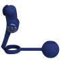 PRETTY LOVE - REMINGTON DOPPIO ANELLO VIBRANTE CON SPINA BLU