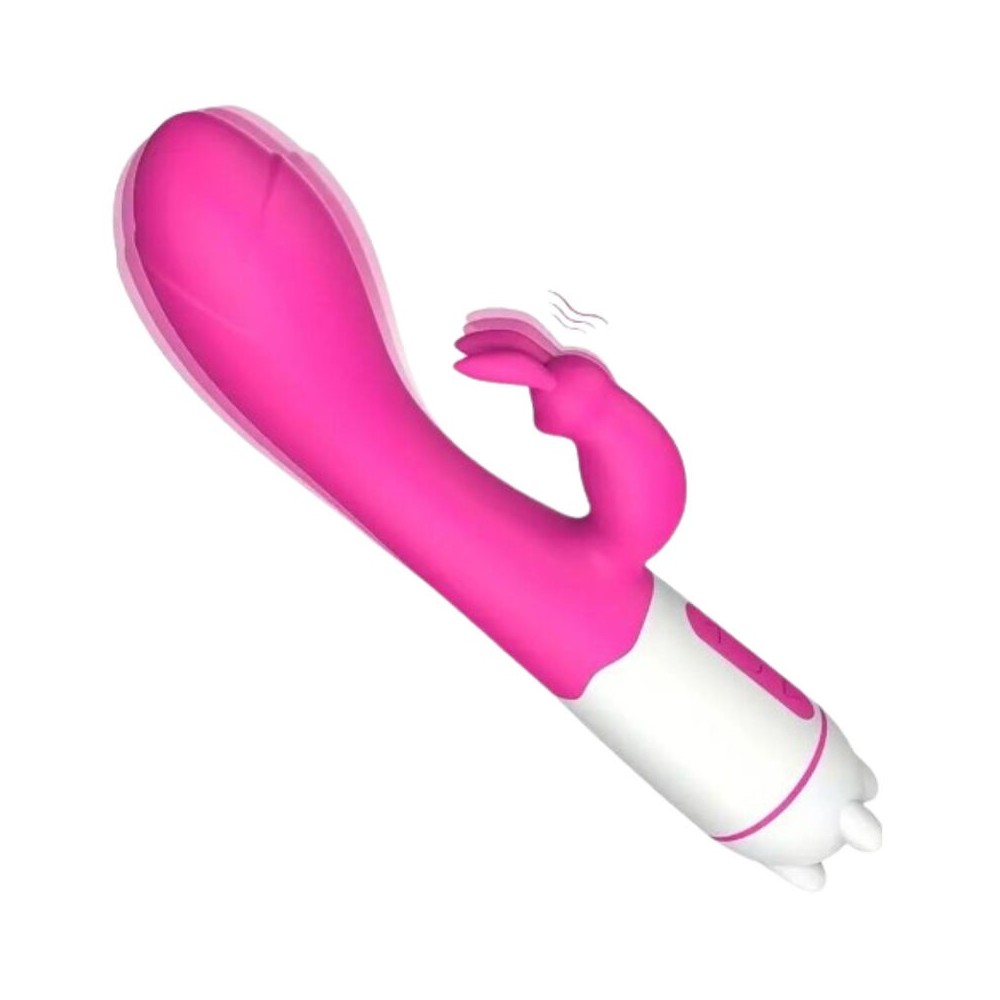 ARMONY - HAPPY VIBRATEUR & STIMULATEUR DE LAPIN FUCHSIA