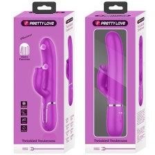 PRETTY LOVE - VIBRATEUR LAPIN LÉCHER FUCHSIA