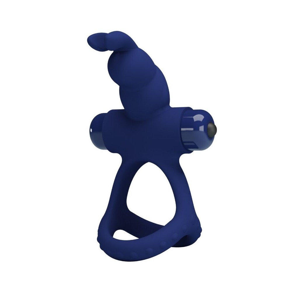 PRETTY LOVE - LUCHITO ANELLO VIBRANTE DOPPIO CONIGLIO BLU
