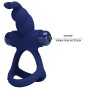 PRETTY LOVE - LUCHITO ANELLO VIBRANTE DOPPIO CONIGLIO BLU