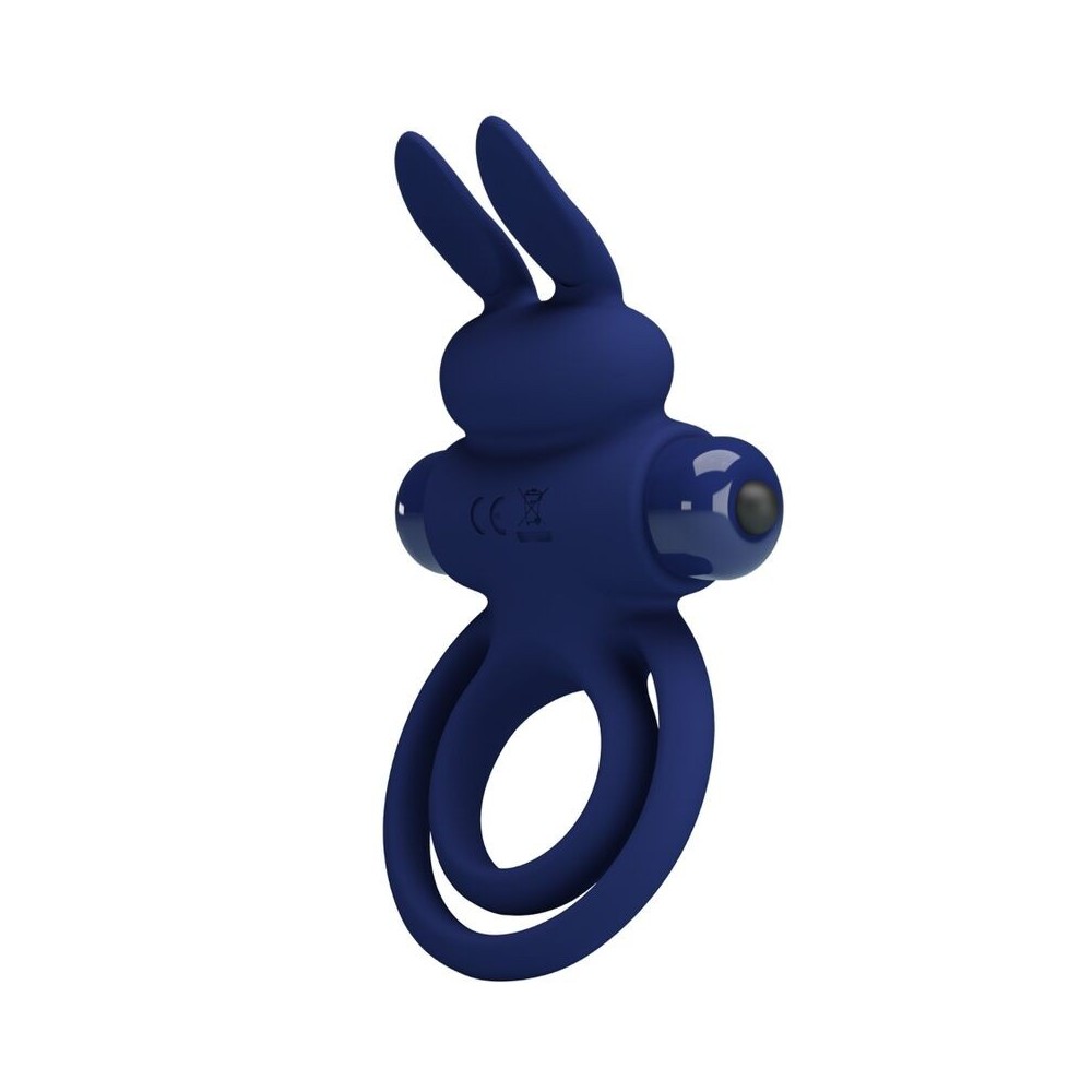 PRETTY LOVE - DAREY DOPPIO ANELLO VIBRANTE CONIGLIO BLU