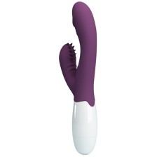 PRETTY LOVE - ANDRE RABBIT VIBRATOR & G-POINT STIMULATOR PURPLE