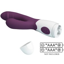 PRETTY LOVE - ANDRE VIBRATEUR RABBIT & STIMULATEUR DE POINT G VIOLET