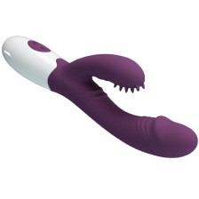 PRETTY LOVE - BUTTERFLY KISS RABBIT VIBRATOR & G-SPOT STIMULATOR PURPLE