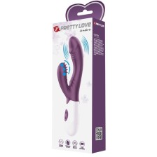 PRETTY LOVE - BUTTERFLY KISS VIBRATEUR RABBIT ET STIMULATEUR DE POINT G VIOLET