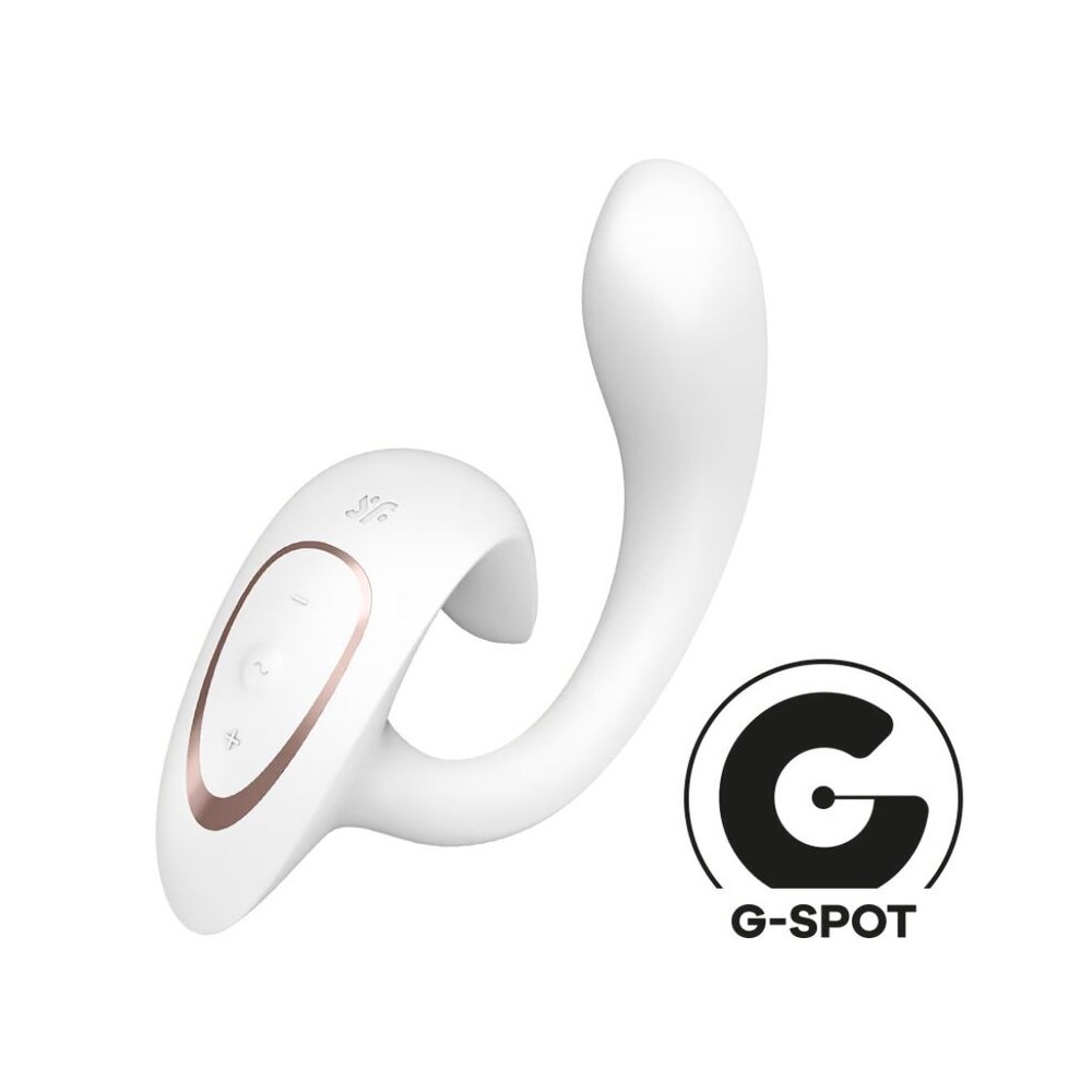 SATISFYER - G FOR GODDESS 1 RABBIT VIBRATOR WHITE