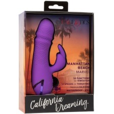 CALEXOTICS - MANHATTAN BEACH MARVEL VIBRATOR RABBIT PURPLE BY CALIFORNIA DREAMING