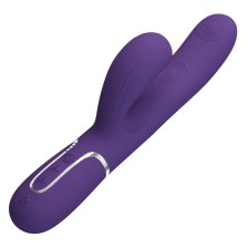 PRETTY LOVE - PERLITA VIBRATORE G-SPOT 3 IN 1 MULTIFUNZIONE VIOLA