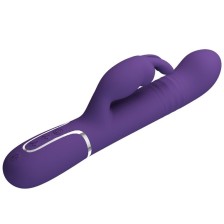 PRETTY LOVE - COALE VIBRATORE CONIGLIO CARBONE 4 EN 1 VIOLA