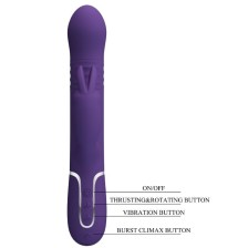 PRETTY LOVE - COALE VIBRATEUR RABBIT 4 EN 1 VIOLET