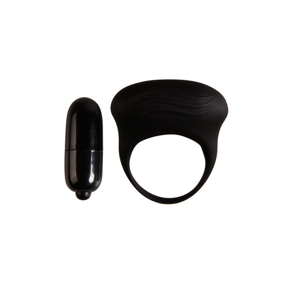 PRETTY LOVE - BERTRAM BLACK VIBRATOR RING