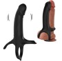 ARMONY - DILDO MIT RING & VIBRATOR SCHWARZ