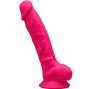 SILEXD - MODELLO 1 PENE REALISTICO PREMIUM SILEXPAN SILICONE FUCSIA 17.5 CM