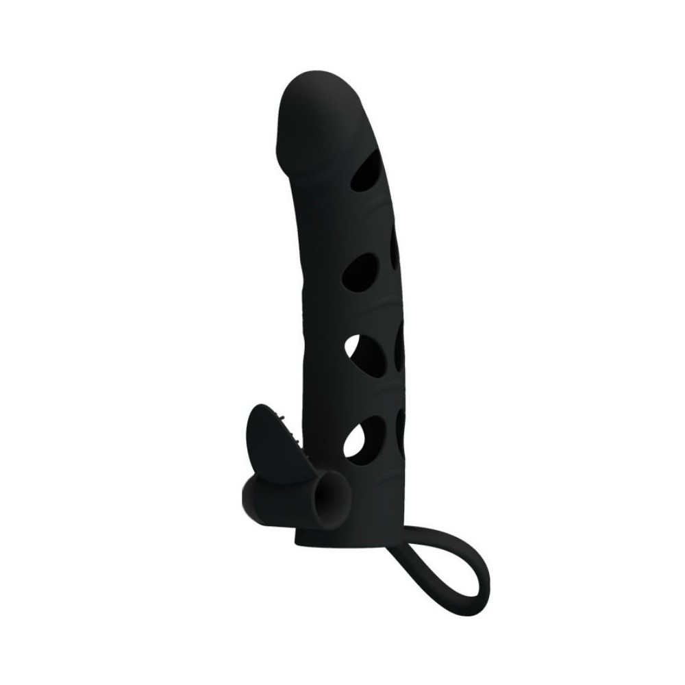 PRETTY LOVE - HOUSSE EN SILICONE AVEC VIBRATION 15.2 CM