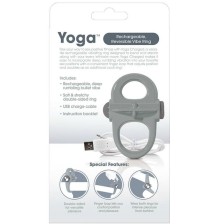 SCREAMING O - ANELLO VIBRANTE RICARICABILE YOGA GRIGIO