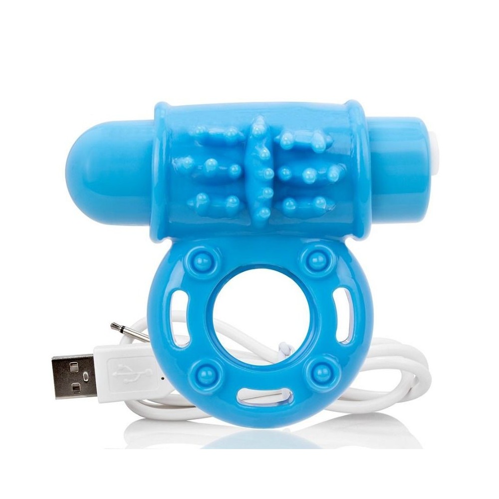 SCREAMING O - ANNEAU PÉNIEN VIBREUR WOW RECHARGEABLE BLEU