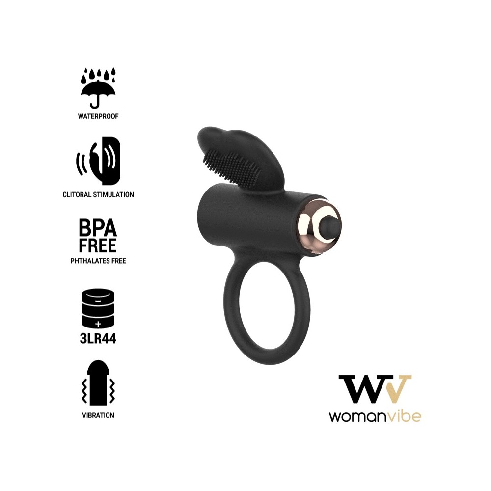 WOMANVIBE - ANELLO VIBRATORE IN SILICONE ZEUS