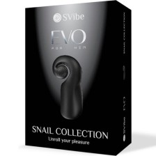SNAIL VIBE - EVO FOR HIM MALE MASTURBATOR SLIDE NROLL DARK BLACK