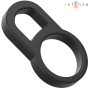 INTENSE - BOBBY DOUBLE SILICONE PENIS RING BLACK