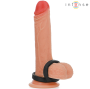 INTENSE - BOBBY DUPLO ANEL DE SILICONE PARA PÊNIS PRETO