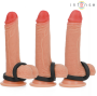 INTENSE - BOBBY DUPLO ANEL DE SILICONE PARA PÊNIS PRETO