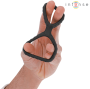 INTENSE - DEWEY ANEL DE PÊNIS DUPLO DE SILICONE PRETO MODELO 4