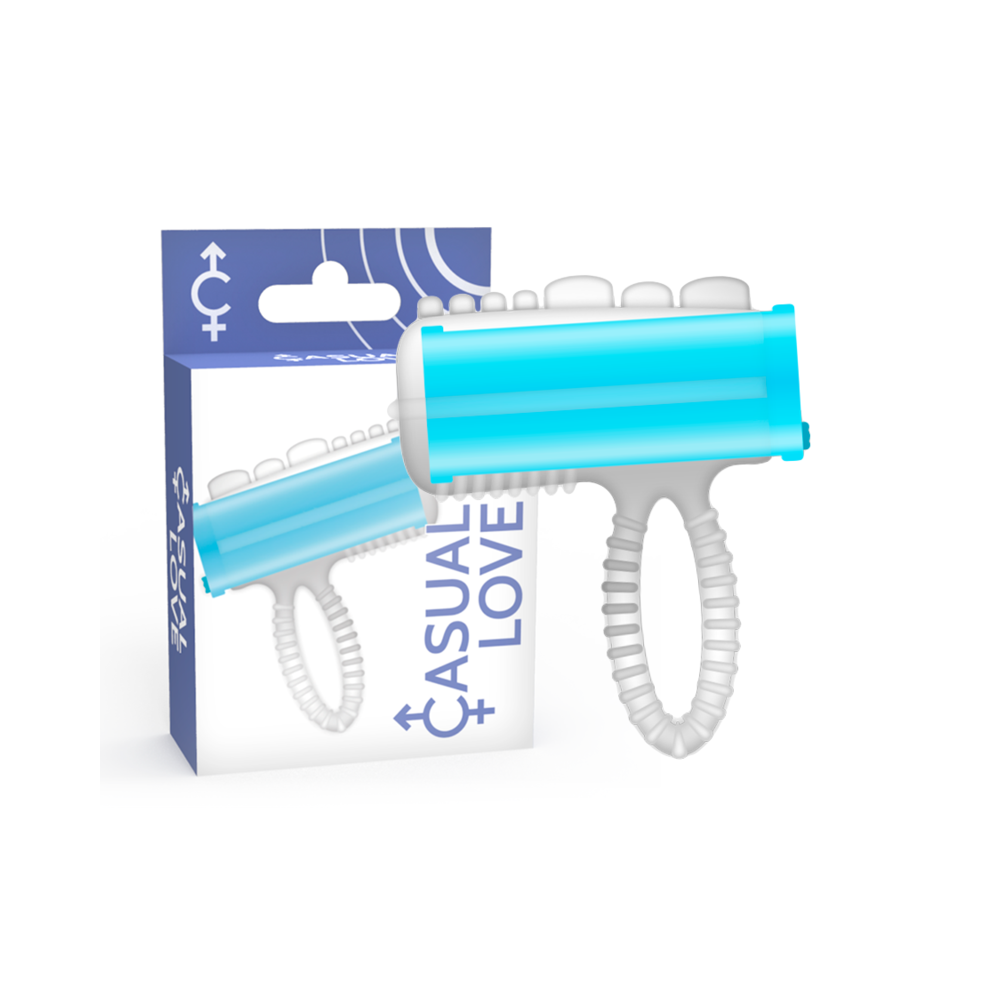 CASUAL LOVE - RING TONGUE VIBRATING BLUE