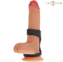 INTENSE - THEO ANEL DE PÊNIS DUPLO DE SILICONE PRETO MODELO 5