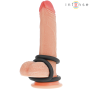 INTENSE - HUGH 3 ANÉIS DE SILICONE BÁSICOS PRETOS