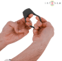 INTENSE - CLOVER VIBRATOR PENISRING 10 VIBRATIONEN SCHWARZ