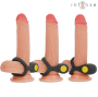 INTENSE - ALEX VIBRATOR DOPPEL-PENISRING 10 VIBRATIONEN SCHWARZ