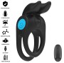 INTENSE - SAM VIBRATORE DOPPIO ANELLO PER PENE 10 VIBRAZIONI NERO