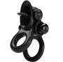 PRETTY LOVE - PASSIONATE RING DOUBLE ANNEAU VIBRANT + STIMULATEUR DE CLITORIS NOIR