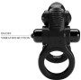 PRETTY LOVE - PASSIONATE RING DOPPELTER VIBRATIONSRING + KLITORIS-STIMULATOR SCHWARZ
