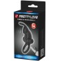 PRETTY LOVE - ANNEAU VIBRANT + STIMULATEUR DE CLITORIS RABBIT 10 VIBRATIONS NOIR