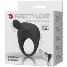 PRETTY LOVE - VIBRATING RING WITH TONGUE