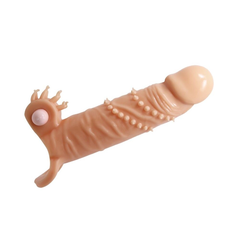PRETTY LOVE - CONNOR PENIS SLEEVE + CLITORIS STIMULATOR FLESH